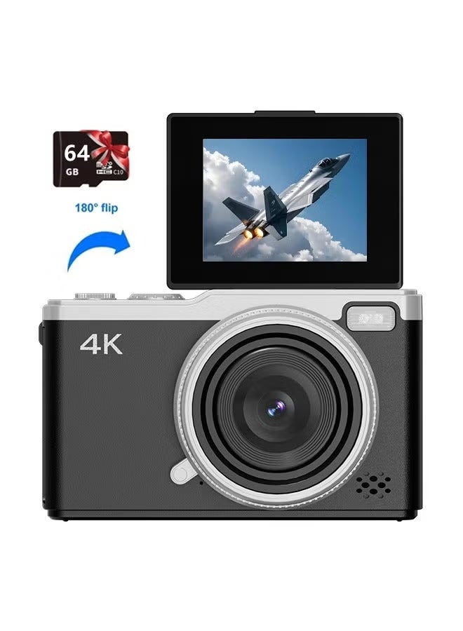 4K Digital Camera, 64MP Vlogging Cameras, 16X Autofocus…