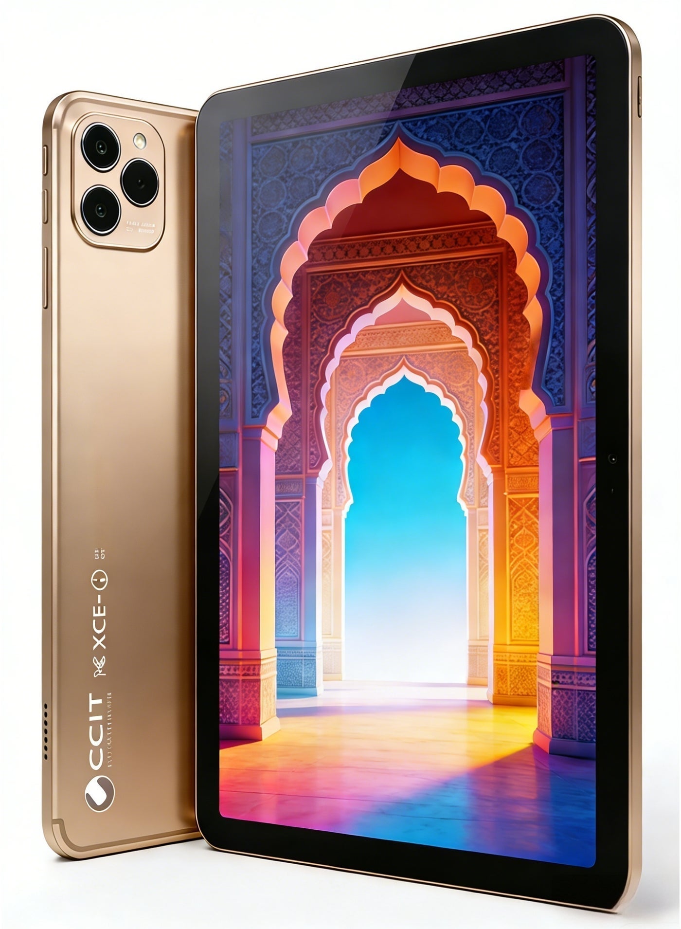 Compare CCIT Tab 16Pro+ Tablet, 10.1 Inch, 16GB RAM, 1TB ROM, 5G WiFi, Dual SIM, Android 15, With Keyboard & Bluetooth Headset  Gold at KSA Price