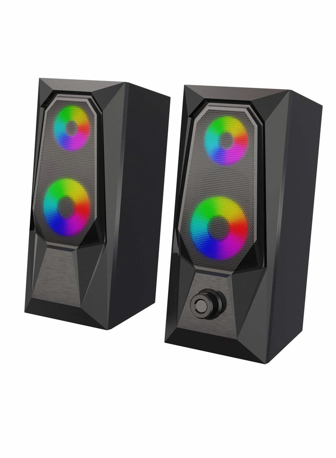 Computer Speakers, RGB Color LED Light-Emitting…