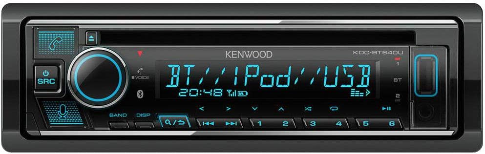 Compare Kenwood KDCBT640U CDUSB Receiver with Bluetooth, Spotify & Amazon Alexa  Black at KSA Price