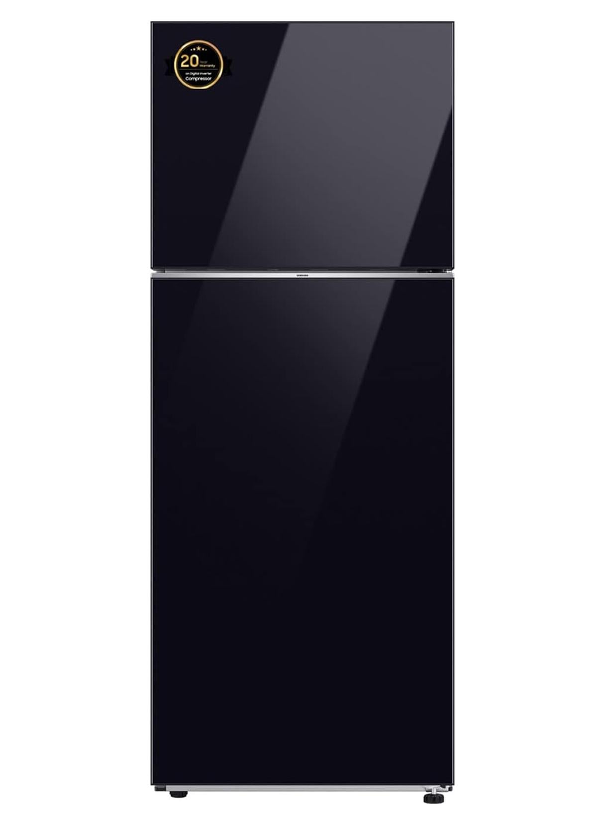 Compare Top Mount Freezer Refrigerator With Bespoke Design And SpaceMax 460.0 L RT66CB664622A Clean Black at KSA Price