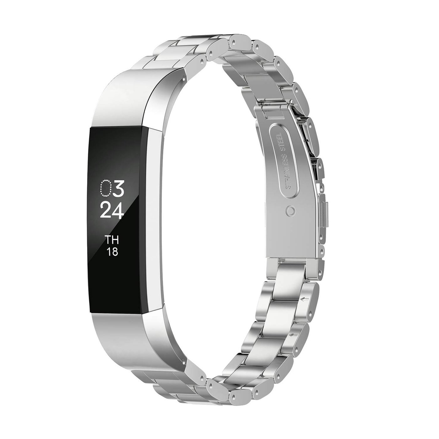 Compare Greeninsync Compatible with Fit Bit Alta HR Bands and Fit Bit Alta Bands,Stainless Steel Jewelry Bracelet Band for Fit Bit Alta HR and Fit Bit Alta Smartwatch Fitness Tracker for Women Men at KSA Price