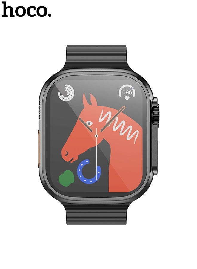 HOCO Y12 Smart Sports Watch (Call Version) Black