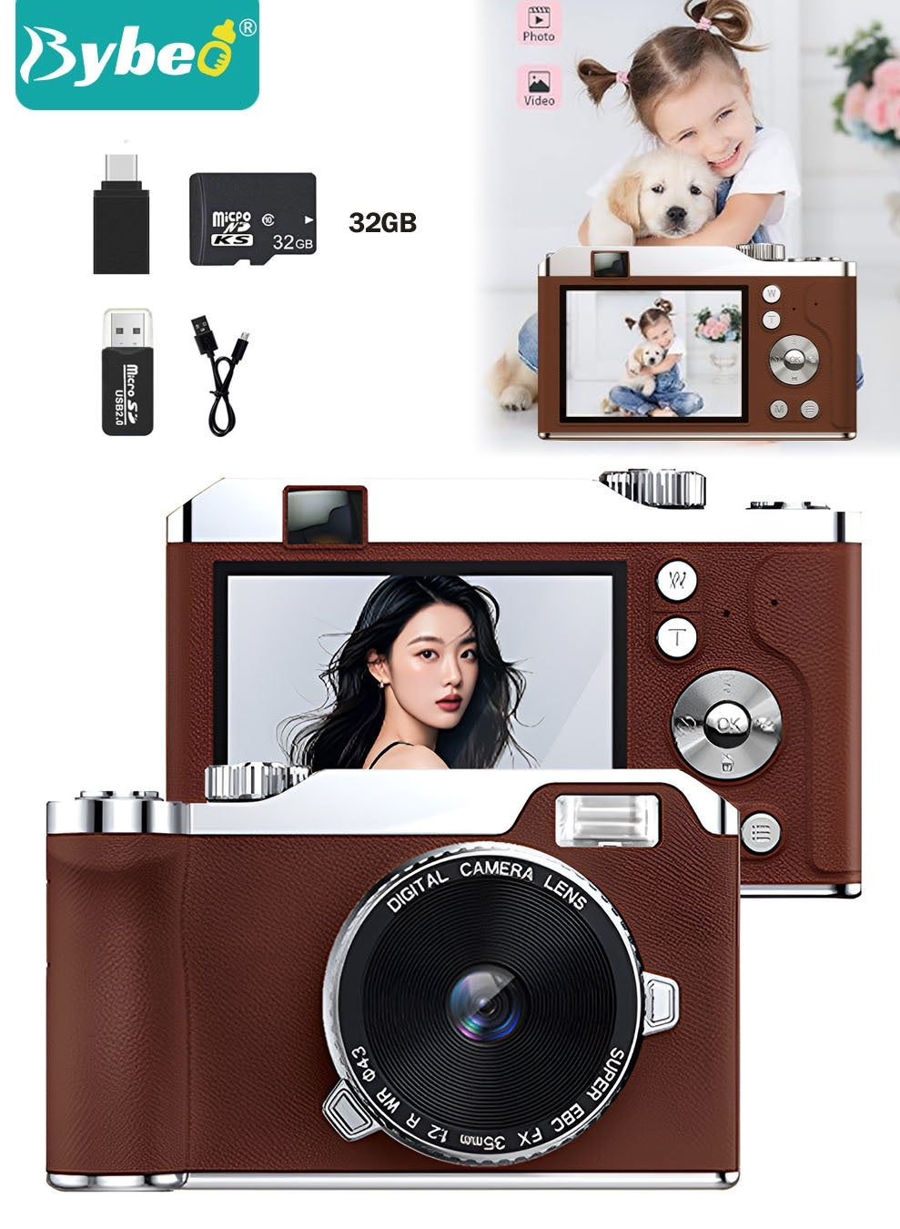 Digital Camera, FHD 4K Camera, Digital Point…