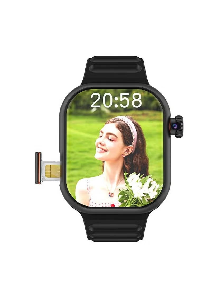 Compare C95 SmartBarry 5G Smartwatch with SIM, Dual Straps, Super AMOLED Display, Android Apps & Play Store at KSA Price