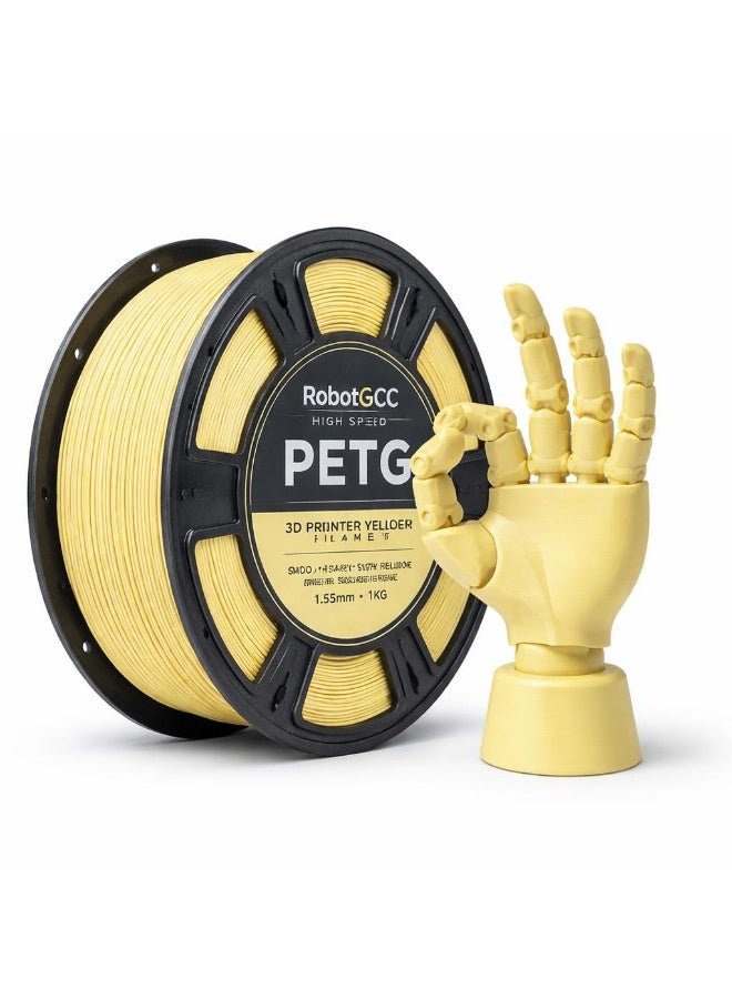RobotGCC PETG Wheat Yellow 3D Printer Filament…