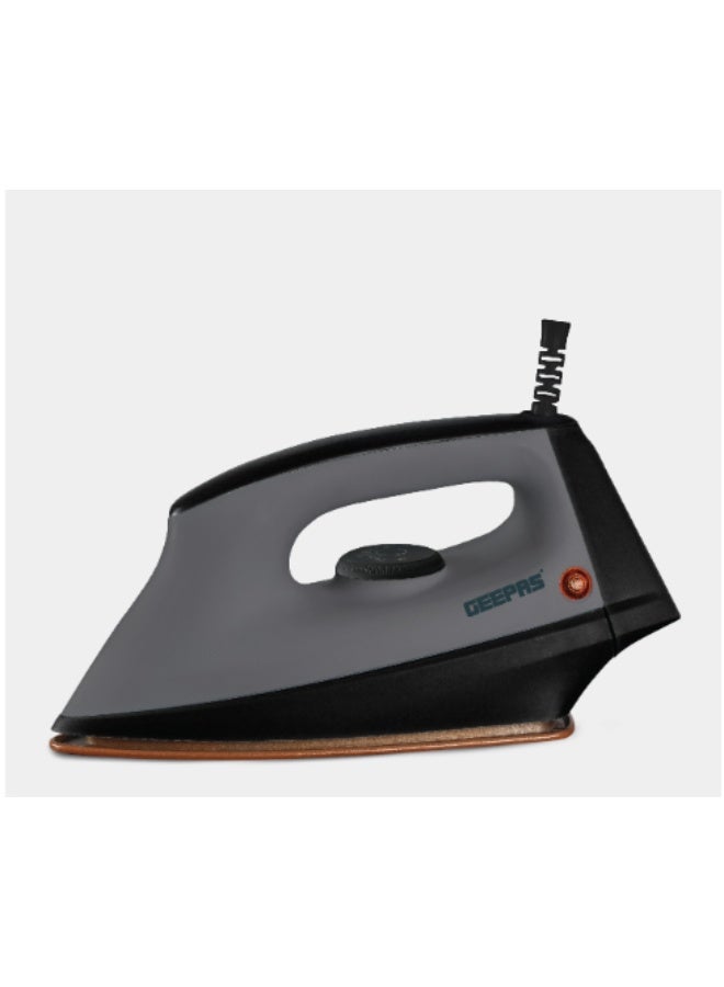 Compare Smart Ceramic Heavy Iron 1200 W Power | Nonstick Ceramic Coated Soleplate, Comfortable Handle | Temperature Setting Dial, Overheat Safety Protection | Suitable for All Kinds of Fabric | GDI23024 2 Years Warranty Black and Grey 1200 W GDI23024 Grey & Black at KSA Price