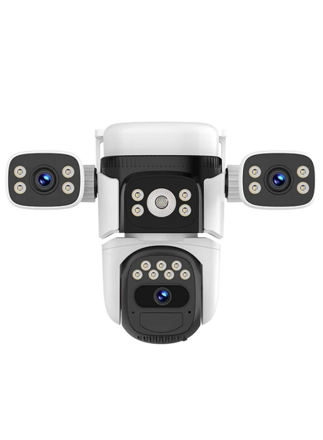 Three Lens 4G Solar Security Camera - No…