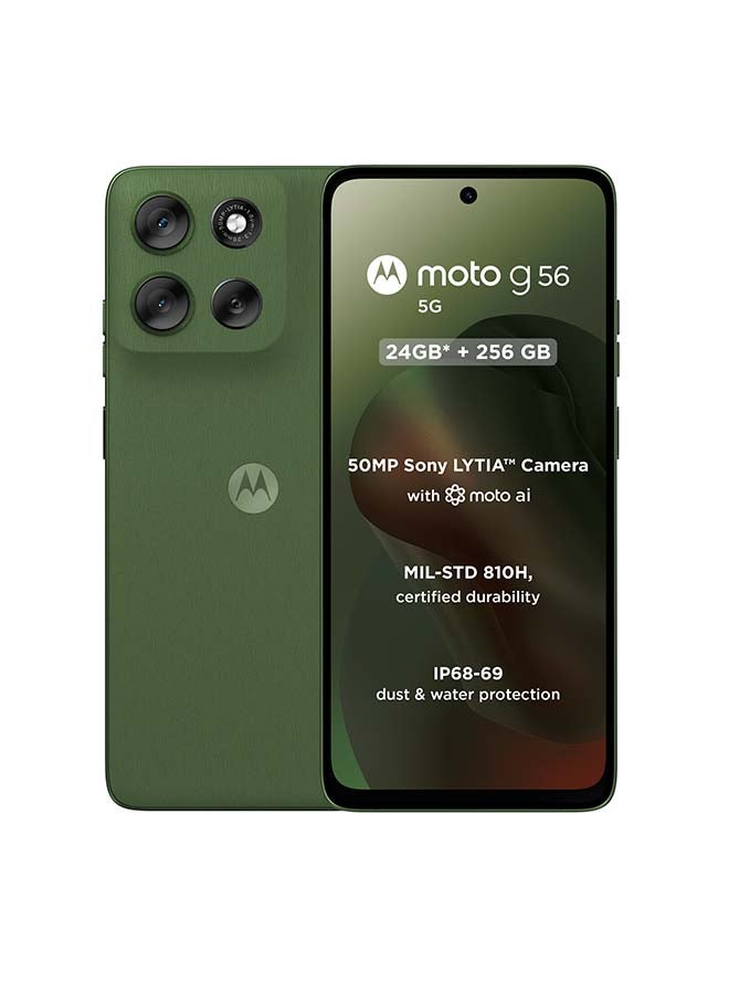 Compare G56 Dual SIM 5G PANTONE Dill Green 12GB RAM 256GB  Middle East Version at KSA Price