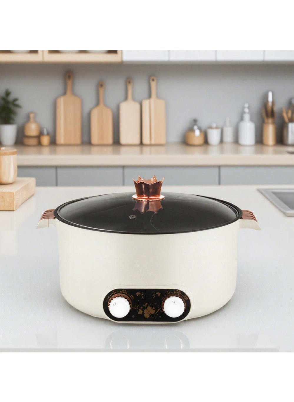 Electric Hot Pot Non-Stick Electric Cooker 30cm…