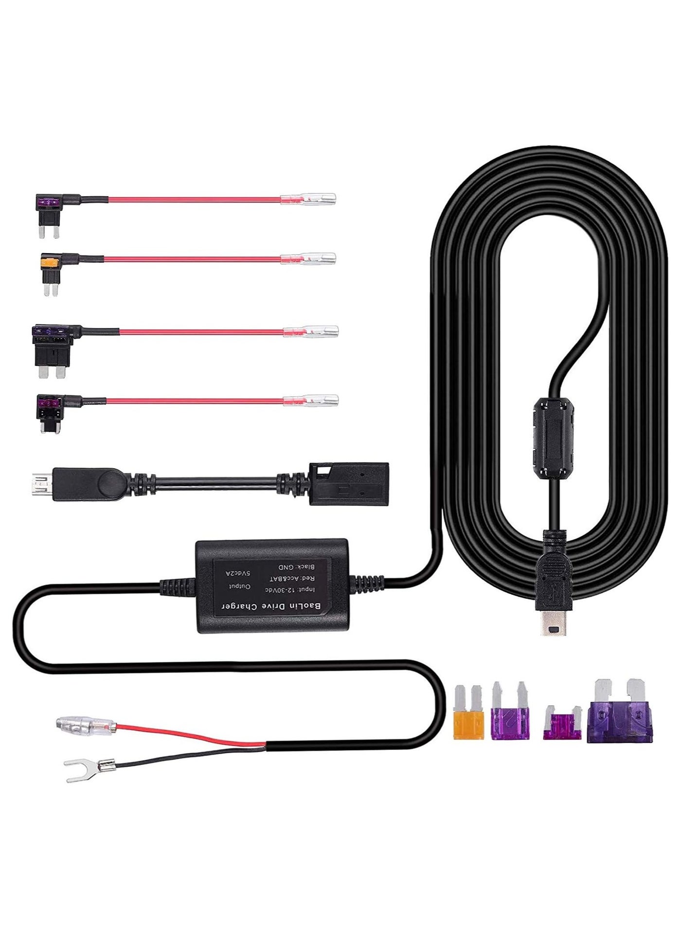 10ft Hard Wire Kit for Dash Cam with Mini/Micro/Micro2…
