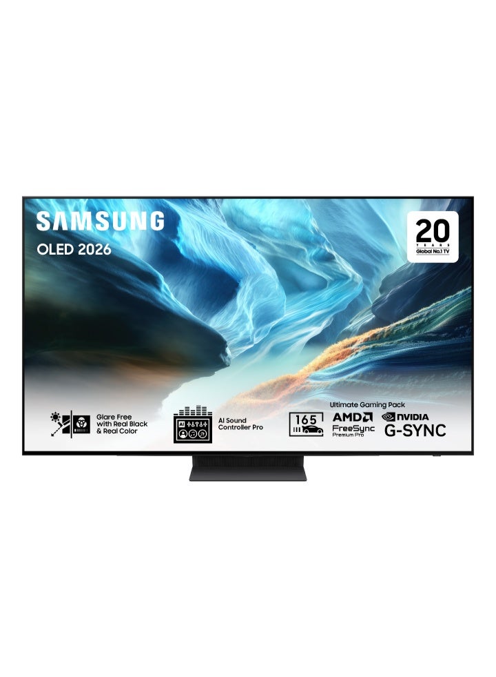 Compare Samsung, 55 Inch, OLED 4K AI Upscaling, 165Hz, Glare Free, GSync QA55S90HAUXSA Graphite black at KSA Price
