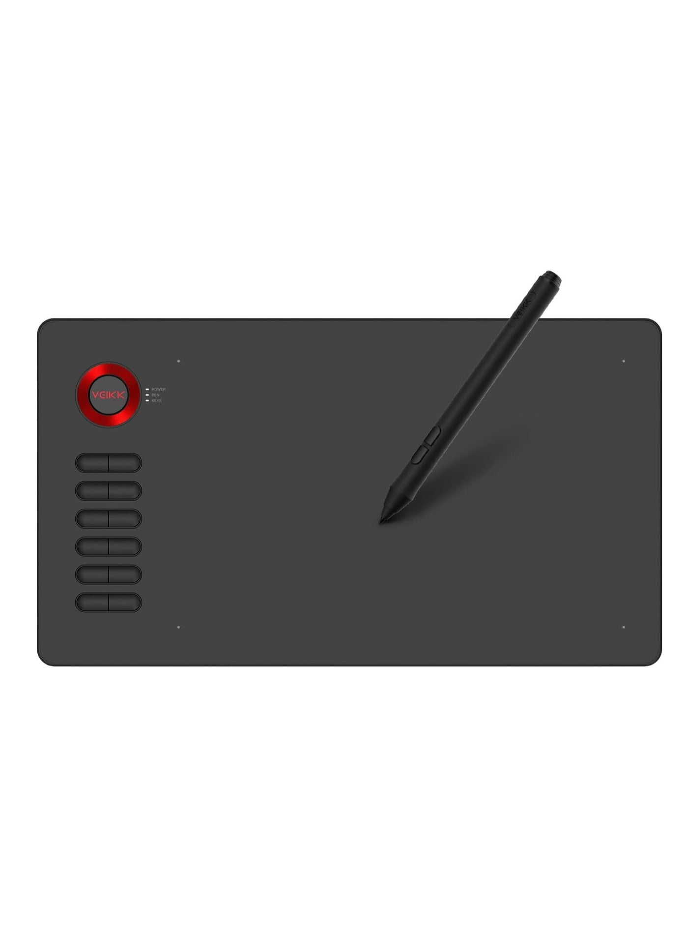 Compare A15 Pro Graphics Drawing Tablet, 10×6 Inch Digital Tablet with BatteryFree Stylus, 8192 Pressure Levels, 12 Hotkeys and Quick Dial at KSA Price