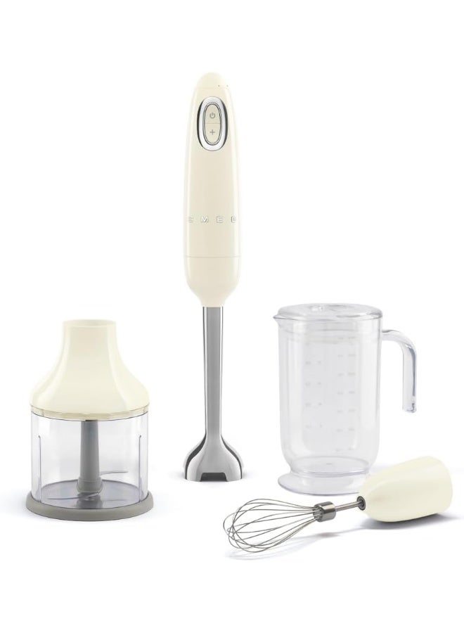 Compare Hbf03Cruk, 50S Retro Style Aesthetic Hand Blender With Accessories, Variable Speed, Turbo Function, Cream HBF03CRUK CREAM at KSA Price