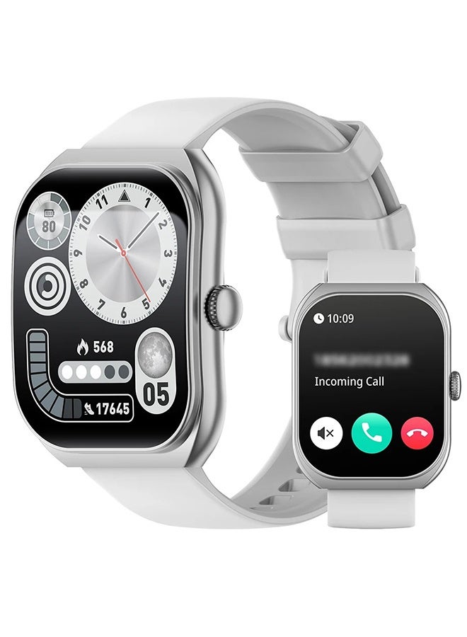 Compare Smart Watch for iOS and Android Phones, HD 2.01 Screen Smart Watches for Women Men,1ATM Waterproof,123+ Sports Modes Fitness Activity Tracker,Sleep Monitor Steps Calories Counter,Grey at KSA Price
