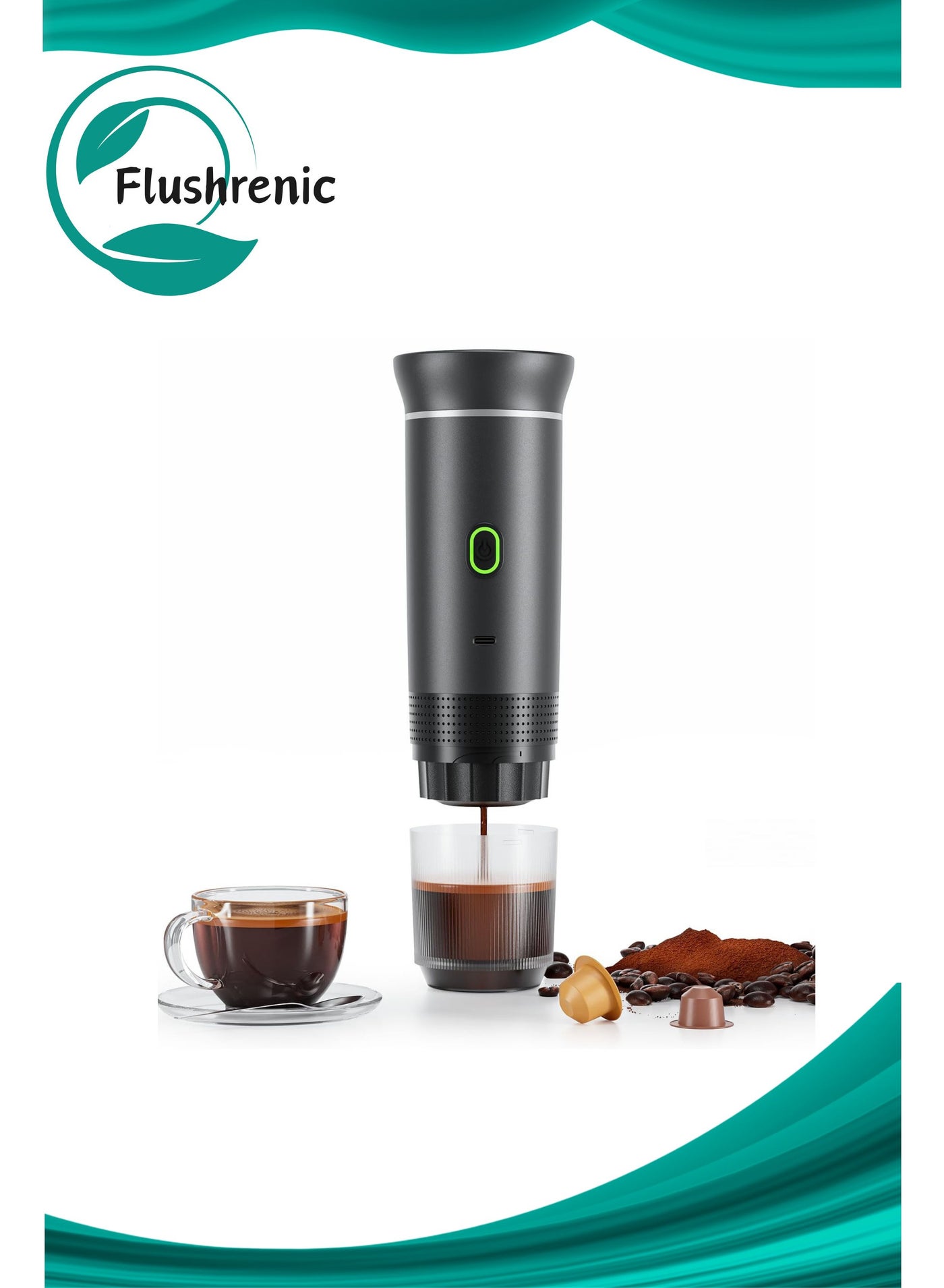 Portable Electric Espresso Maker,Travel Coffee Machine…