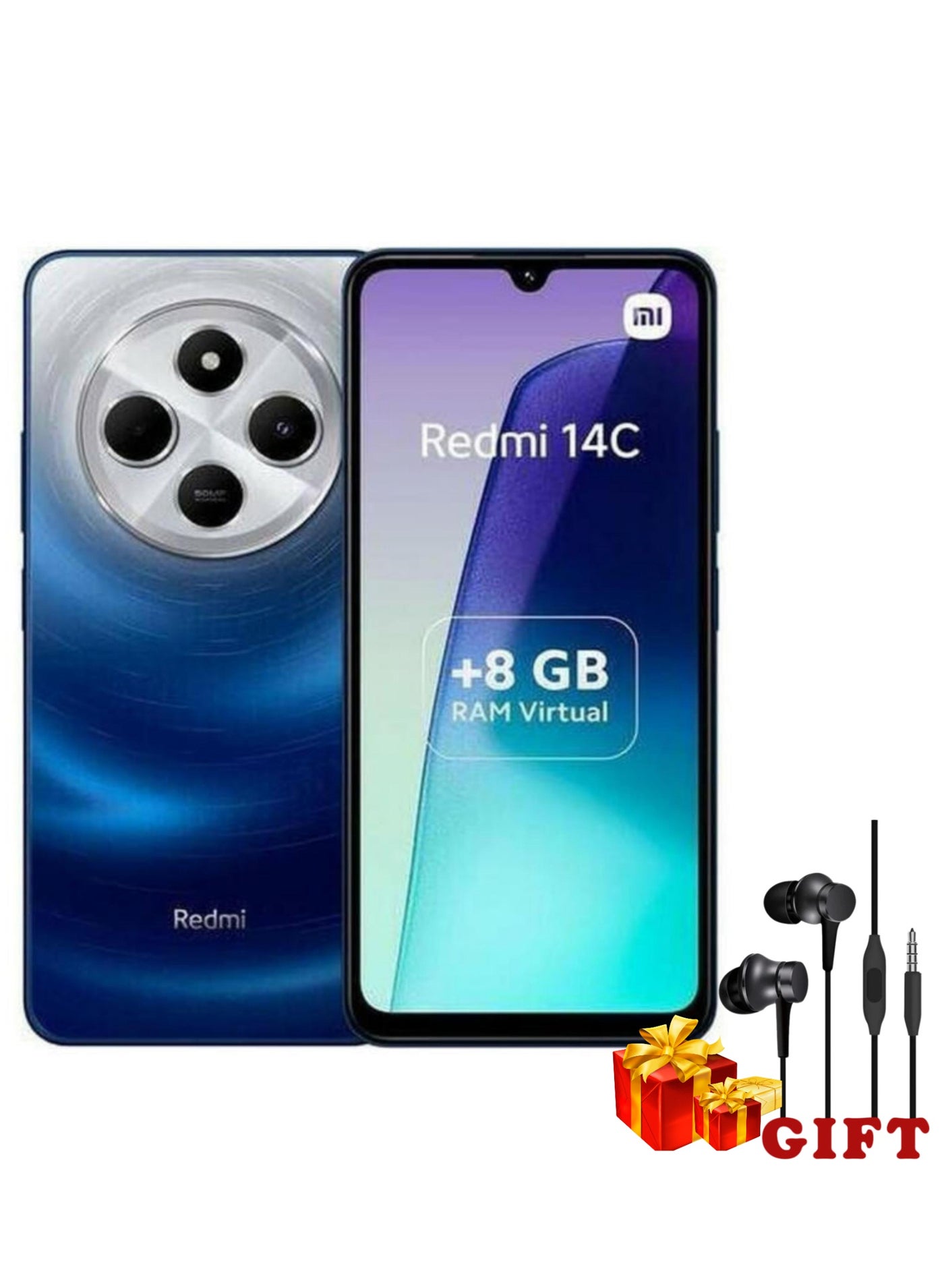 Redmi 14C Dual SIM Starry Blue 8GB RAM(+8GB…