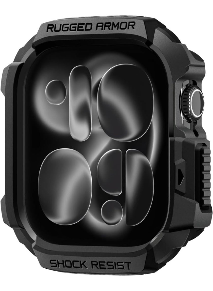 Compare Rugged Armor 2 Apple Watch Series 1110 46mm Case Cover Durable Protective TPU Flexible Shock Proof Mil Grade Bumper  Matte Black at KSA Price