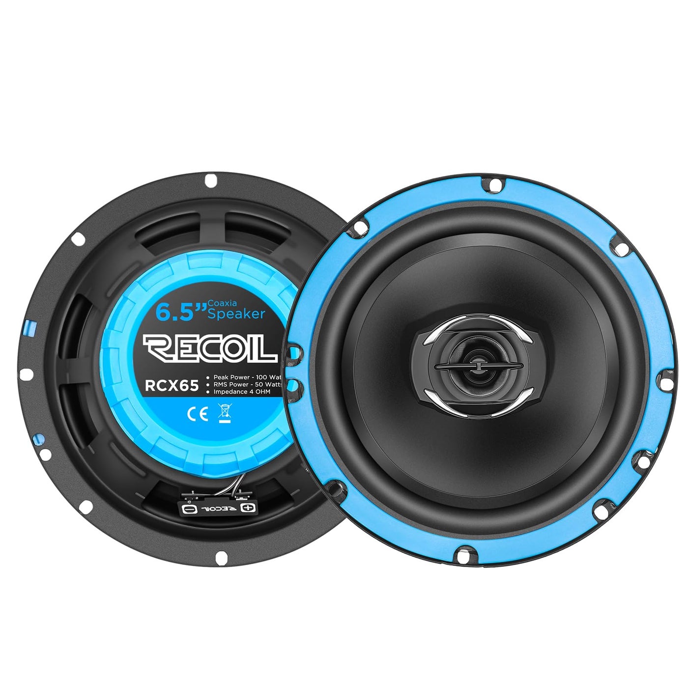 RECOIL RCX65 Echo Series 6.5-Inch Car Audio Coaxial…