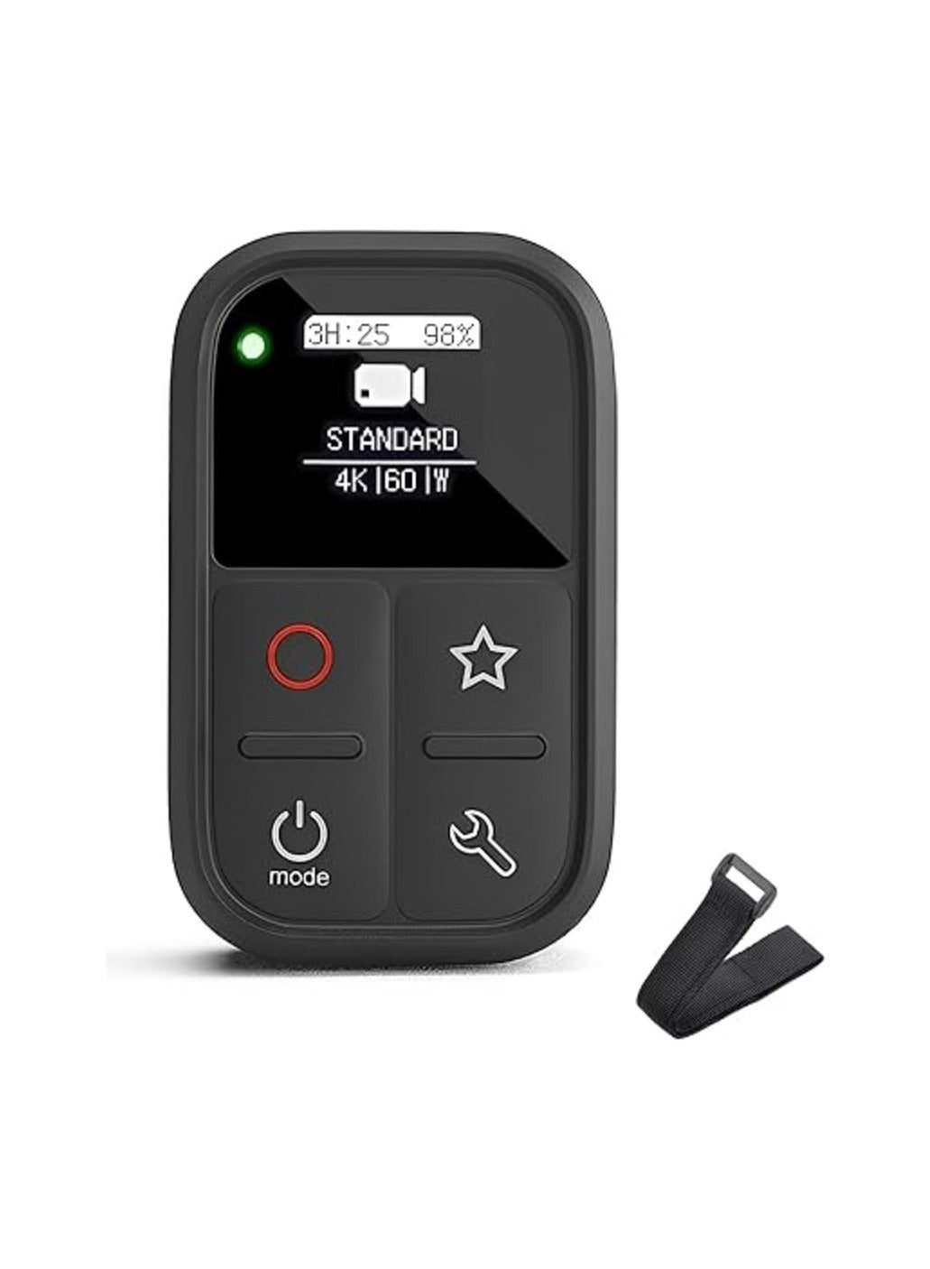 Compare OLED SCREEN Remote Control for GoPro 12 11 10 9 8 Max 7B 6 5 with Stick Mount and Wrist Waterproof Gopro10 Remote at KSA Price