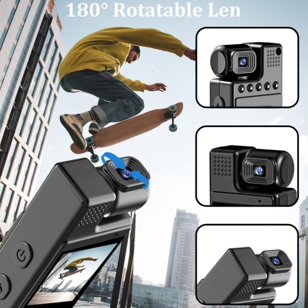 4K Thumb Action Camera, Portable POV Wearable…