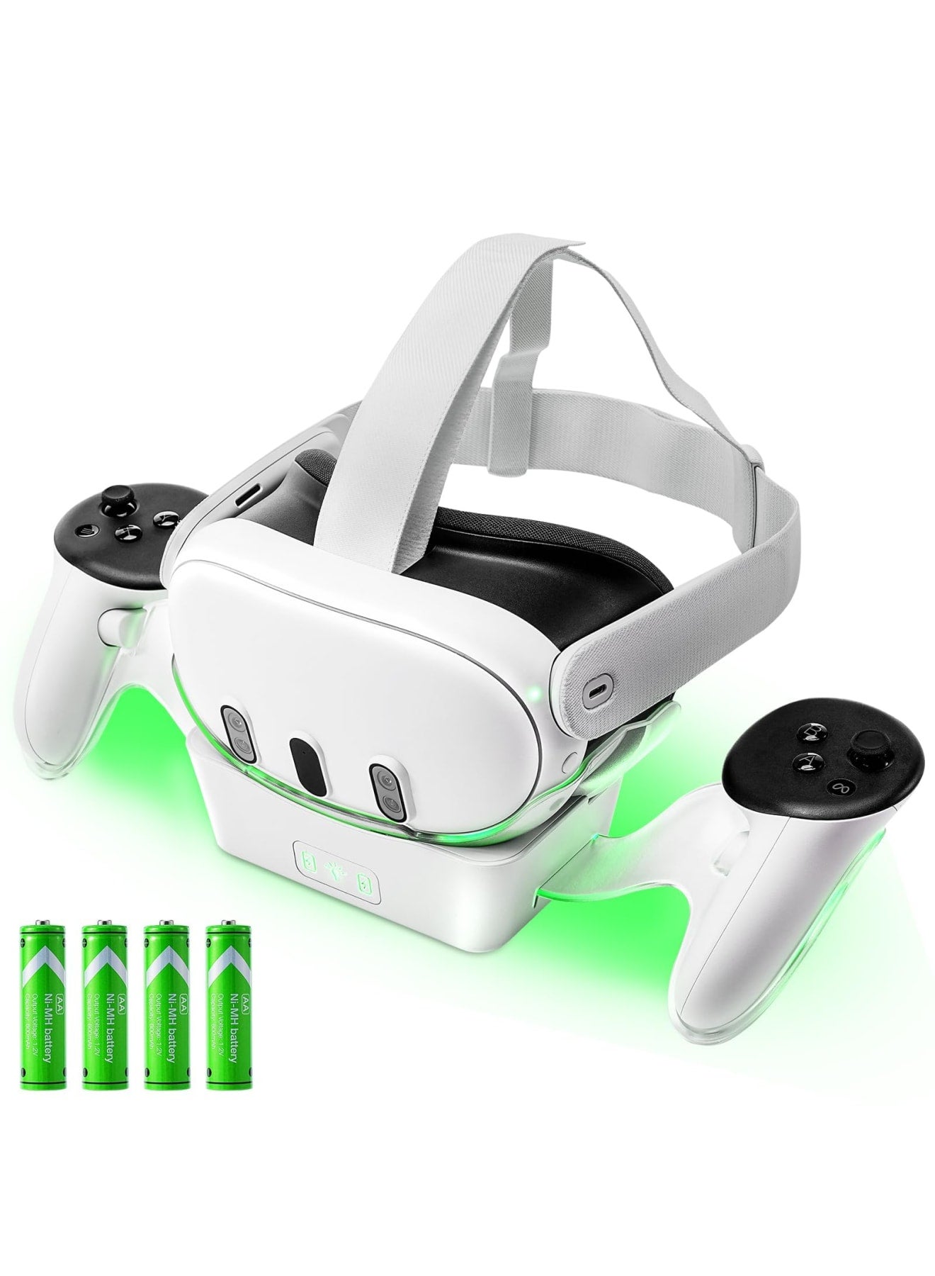 VR Charging Dock for Quest 3, Magnetic Charging…