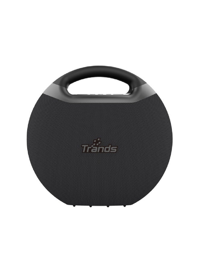 Compare Trands 50W Portable Bluetooth Speaker with Deep Bass  360° Surround Sound, TypeC Fast Charging, MultiInput AUXTFUSB, Integrated Handle  SP913 Black at KSA Price