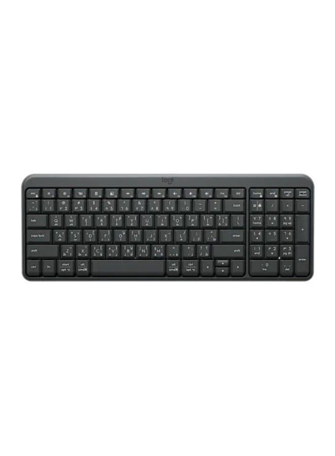 Compare K250 Bluetooth Compact Wireless Keyboard with Numpad, SpillResistant, Long Battery Life 12 Months, MultiOS Support WindowsMaciPadOSAndroidChromeOS, Silent Deep Profile Keys, Recycled Plastic, Lightweight, 920013463 Graphite at KSA Price