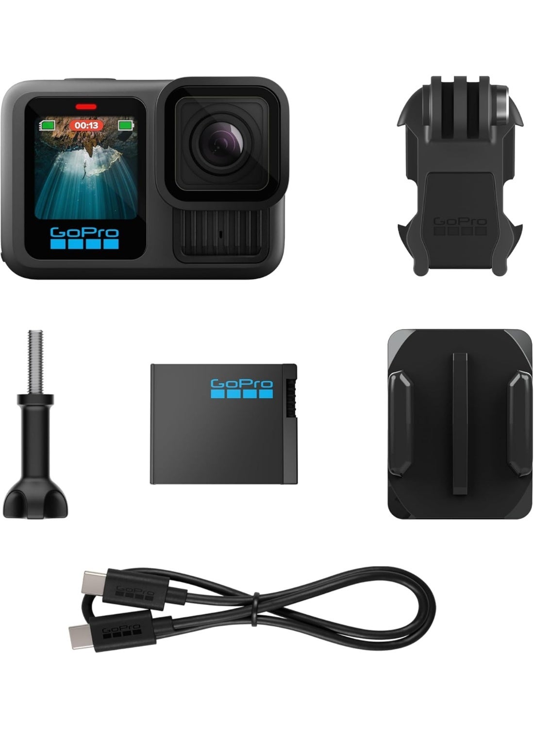 GoPro HERO13 Black - Waterproof Action Camera with…