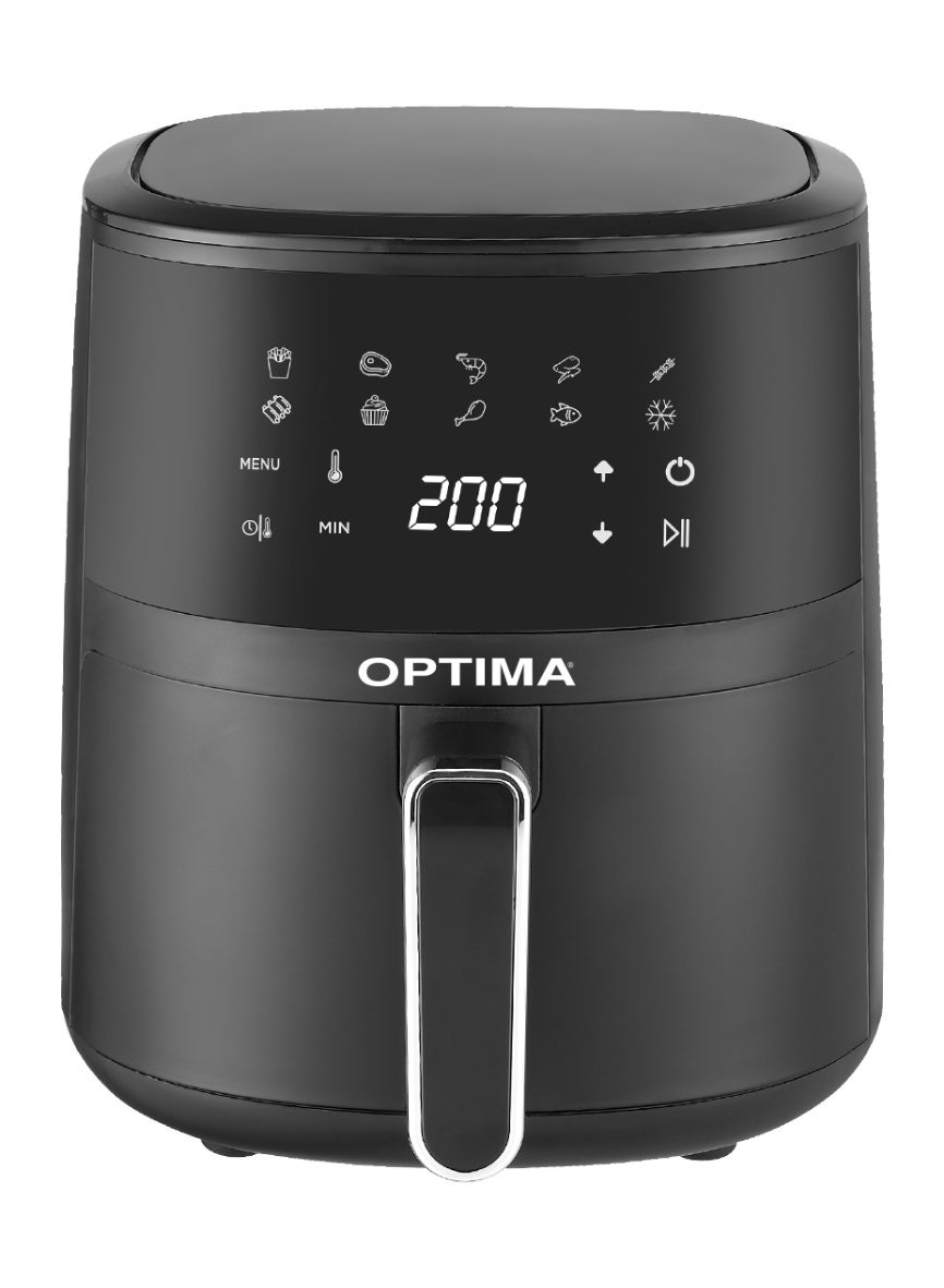 Compare Optima Airfyer, 5 ltr, 1450W, Digital, Timer 060min, Removable frying pot with non stick coating, Temp 80200C at KSA Price