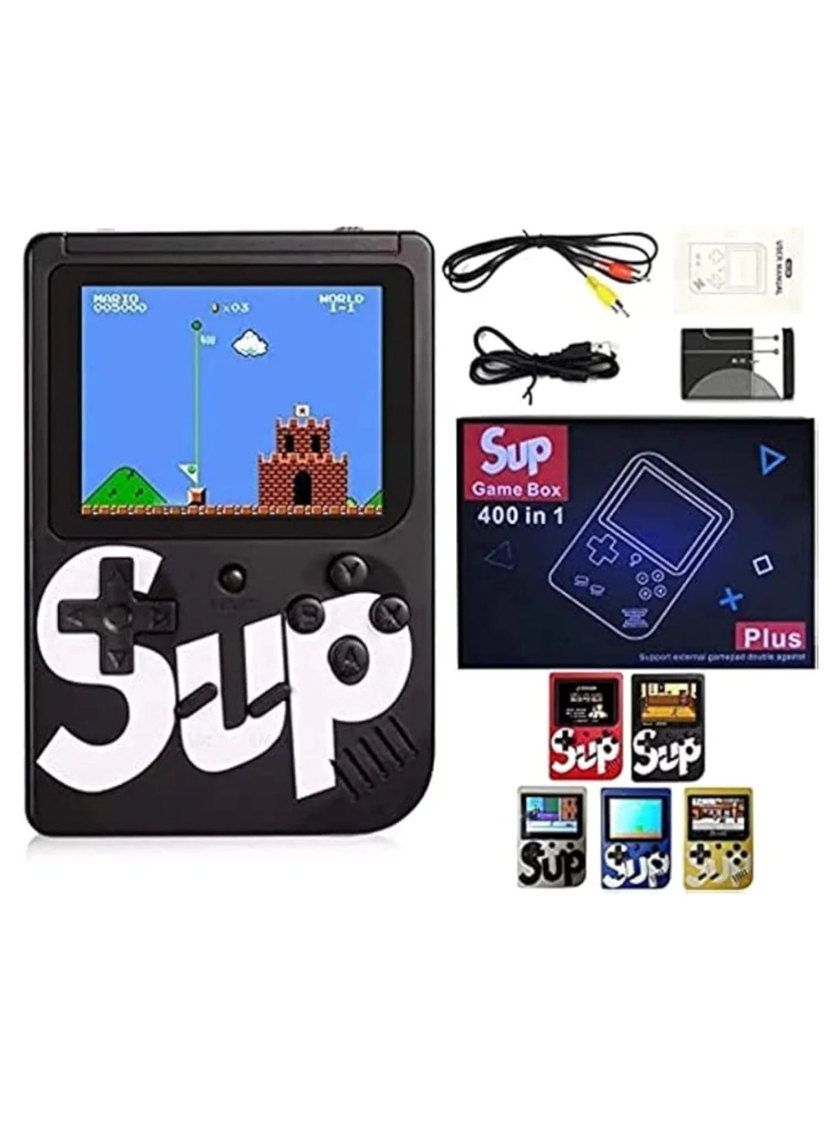 Compare hand held gaming console 400 in1 black at KSA Price