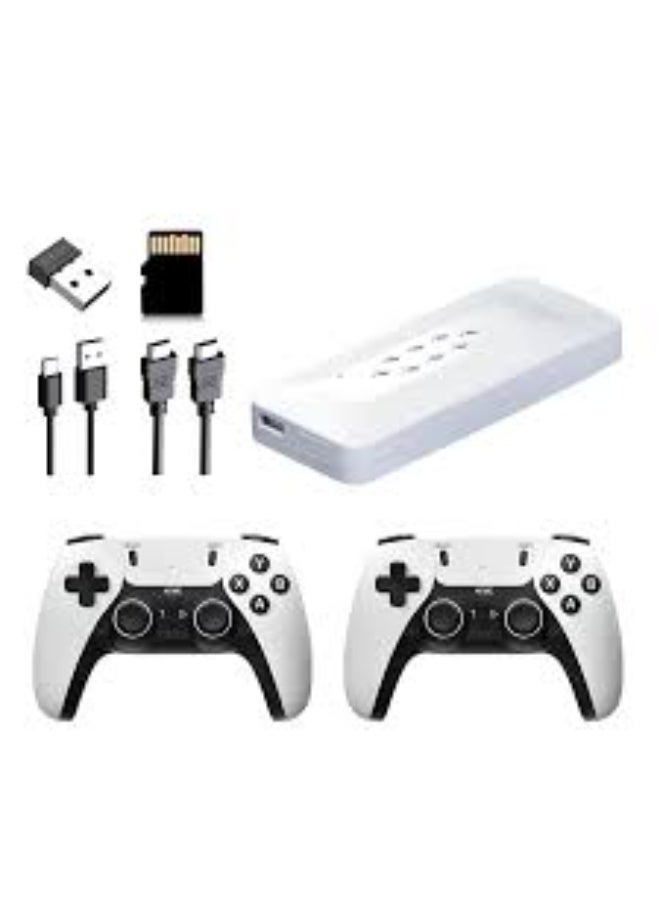 Compare Retro Game Stick Console – 4K HDMI Output, 2 Wireless Controllers, Plug & Play System, Thousands of Classic Games, LagFree Fun, TravelFriendly Game Player for TV & Monitor at KSA Price
