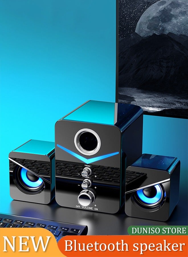 Computer speaker, home desktop speaker three piece…