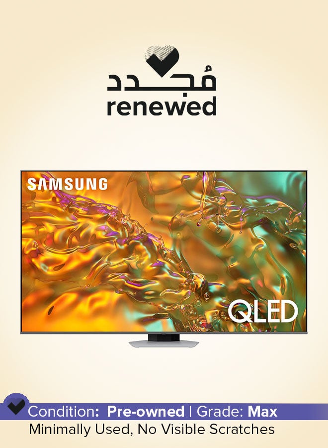 Compare Renewed  55Inch Smart QLED TV 4K 120Hz 55Q80D Black at KSA Price