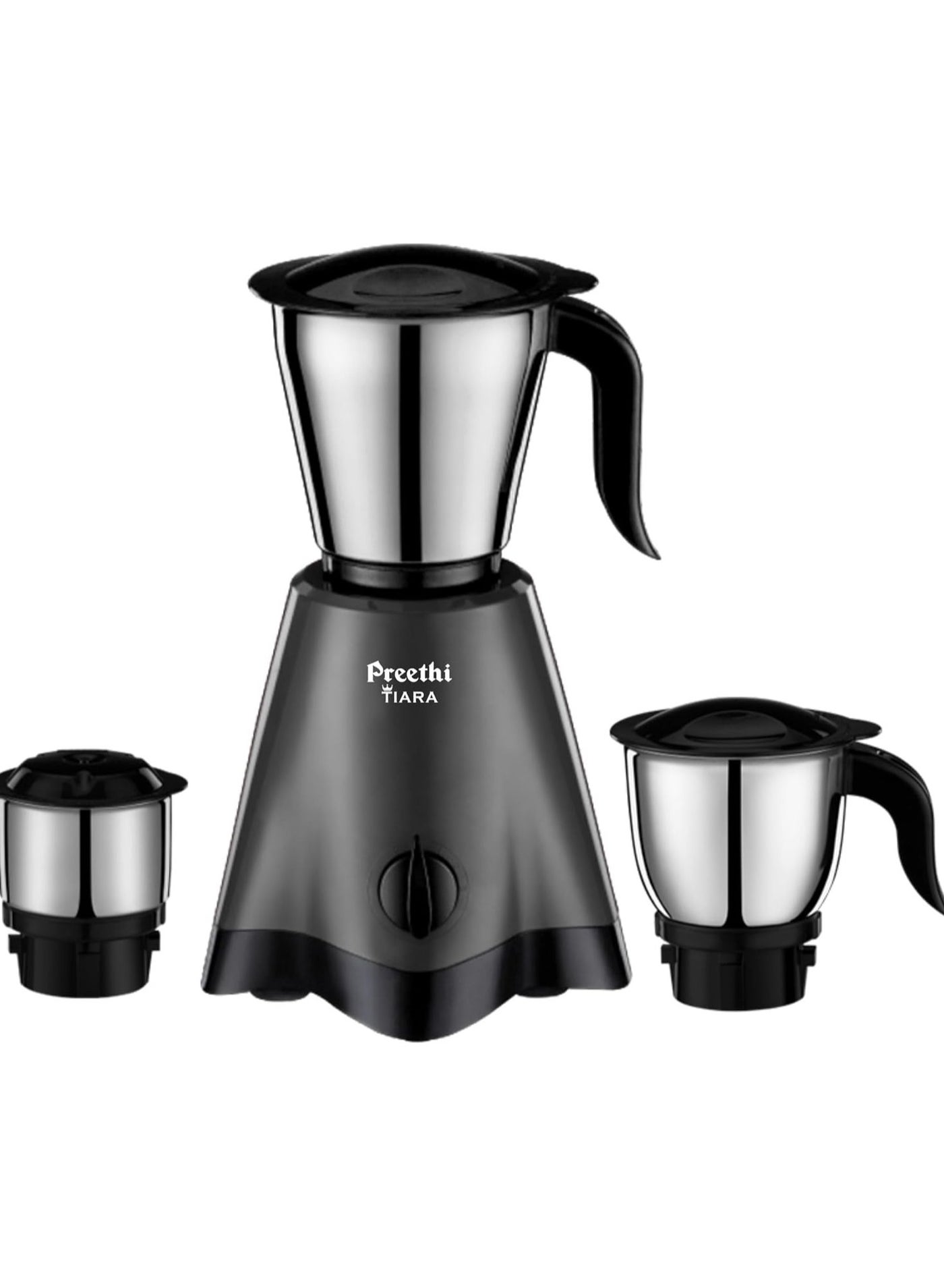 Compare Tiara Mixer Grinder for Kitchen | Mixie | 3 Stainless Steel Jars 0.3L, 0.7L and 1.2L 1.2 L 500 W Tiara grey at KSA Price