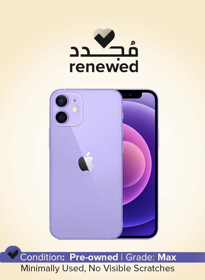 Compare Renewed  iPhone 12 128GB Purple 5G With Facetime  International Version at KSA Price