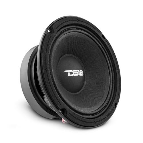 Compare DS18 6XL6004 XL 6.5 MidRange Loudspeaker 300 Watts RMS, 600 Watts Max Power, 4Ohm, Pro Car Audio Speakers 6.5 inches, Great for CarTruck Stereo Sound System  1 Speaker at KSA Price