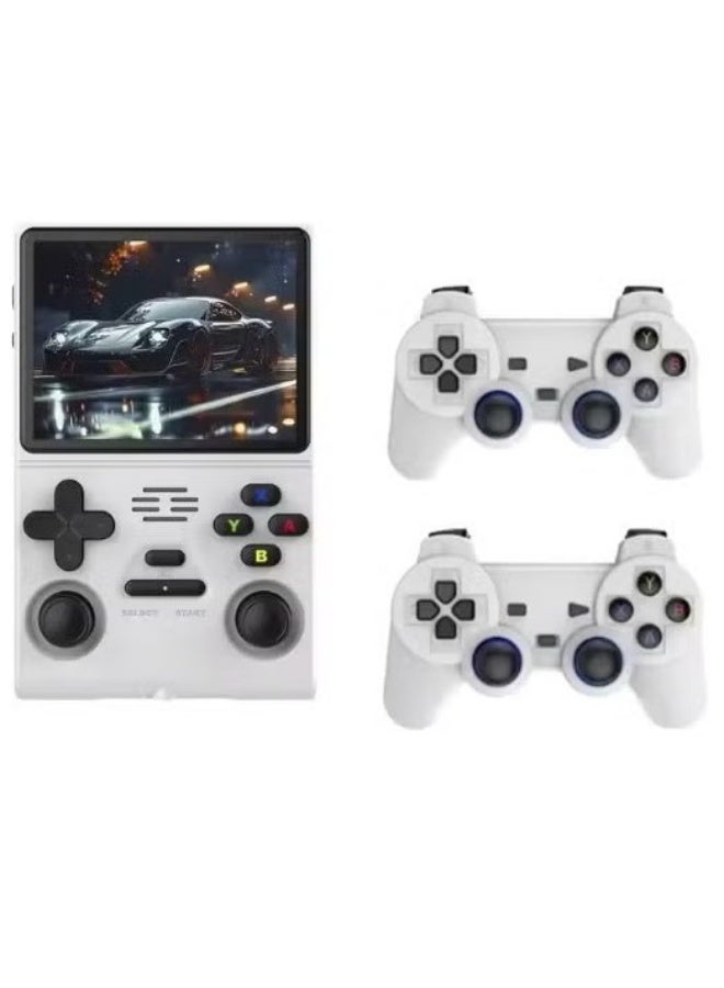 Compare M18 Pro Retro Handheld Game Console 3.5 Inch IPS HD Screen, Linux Gaming System, 64GB Storage, BuiltIn Classic Retro Games, Rechargeable Portable Pocket Video Game Player, Mini Gaming Console, White at KSA Price