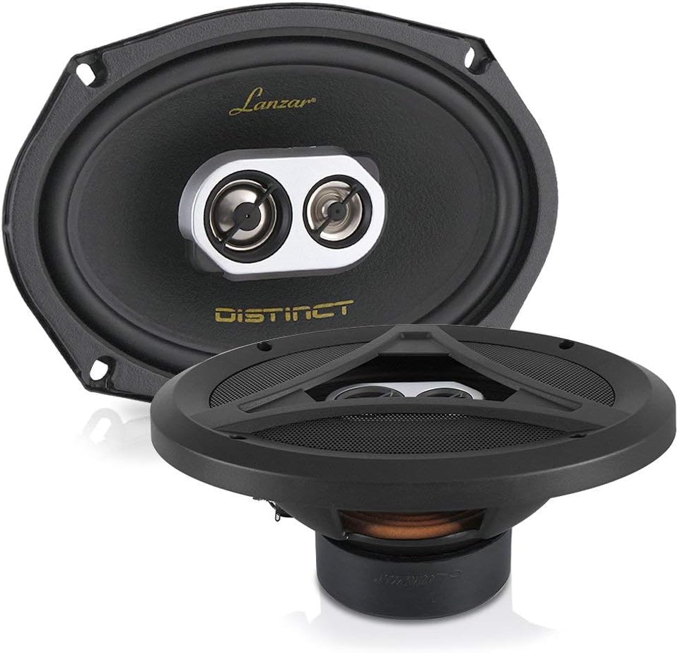 Compare Lanzar Distinct 6 x 9 Inch Car Stereo Speakers | 3Way Pro Audio Component Speaker Pair 360 Watt at KSA Price