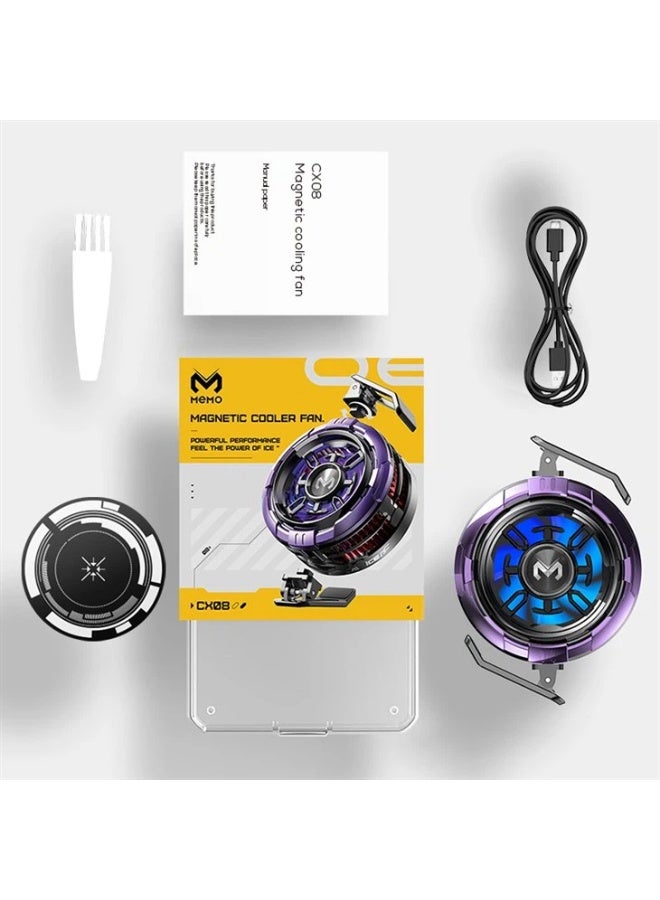 Compare CX08 Magnetic Cooling Fan  High Power Mobile Radiator With Rapid Freezing at KSA Price