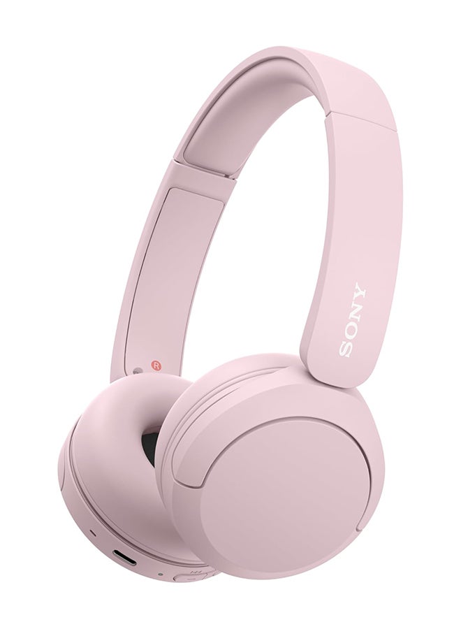 Compare WHCH520 Wireless Headphones Bluetooth OnEar Headset with Microphone Pink at KSA Price