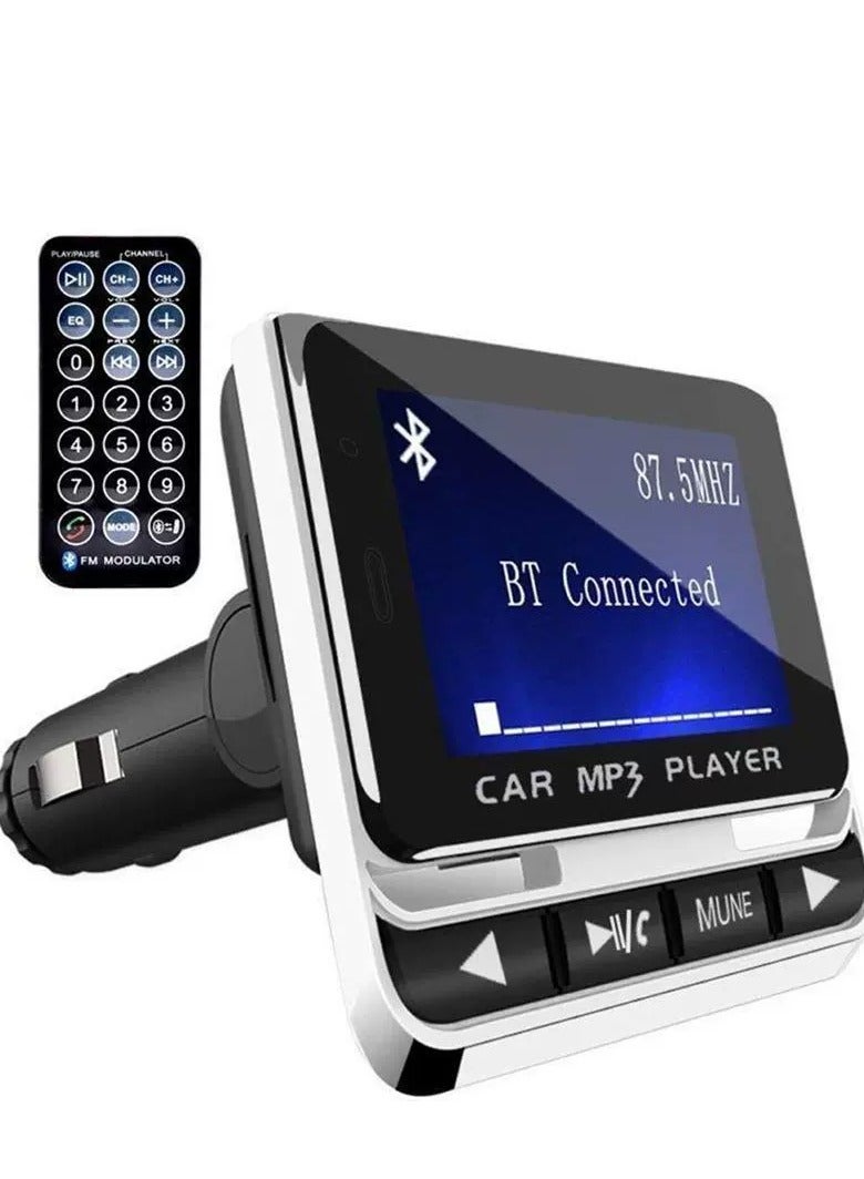 Compare Bluetooth FM Transmitter for Car, Wireless Bluetooth Car FM Transmitter Radio Bluetooth Handsfree Car Kit MP3 Music Player USB Charger with Remote Control Car at KSA Price
