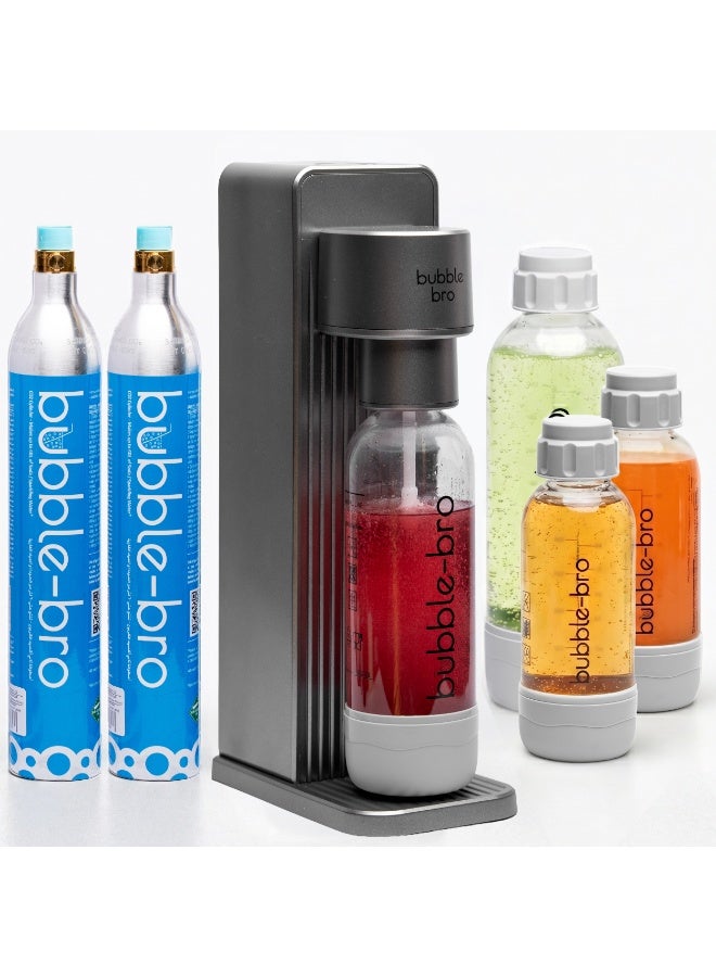 bubble-bro Versa Soda Maker Family Pack - with…