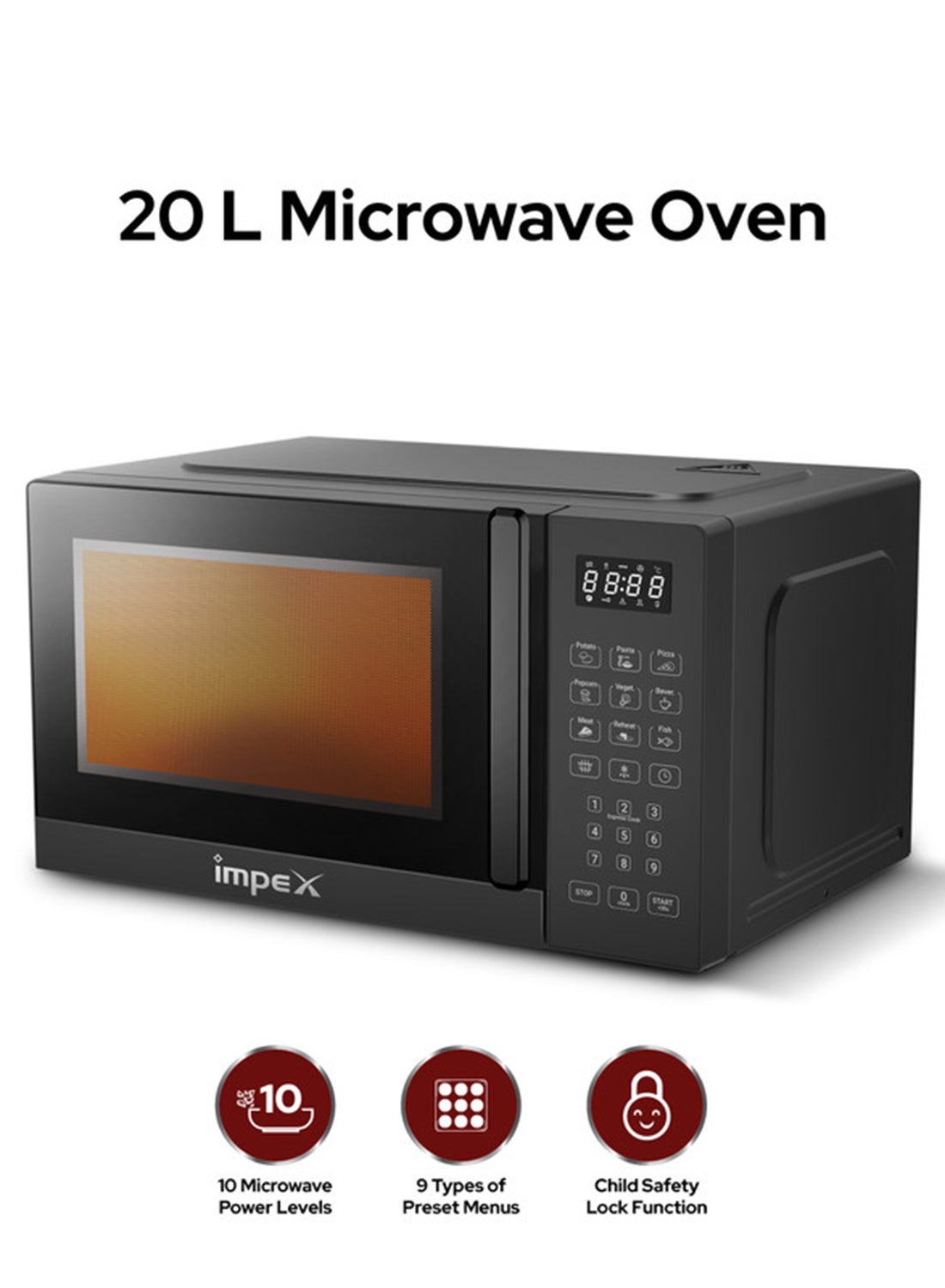 20L Digital Microwave Oven (MO 8101ADB) |…