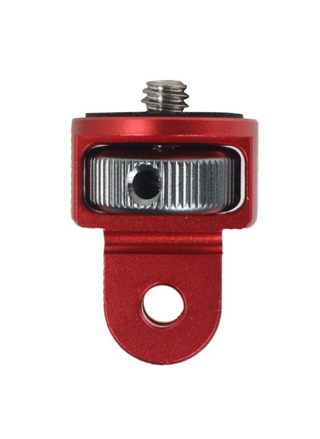 Compare Applicable To Gopro Hero1110 Small Ant Adapter Tripod Mini Adapter Seat Aluminum Alloy 14 Adapter HeadColor:Four GenerationsRed + Titanium at KSA Price