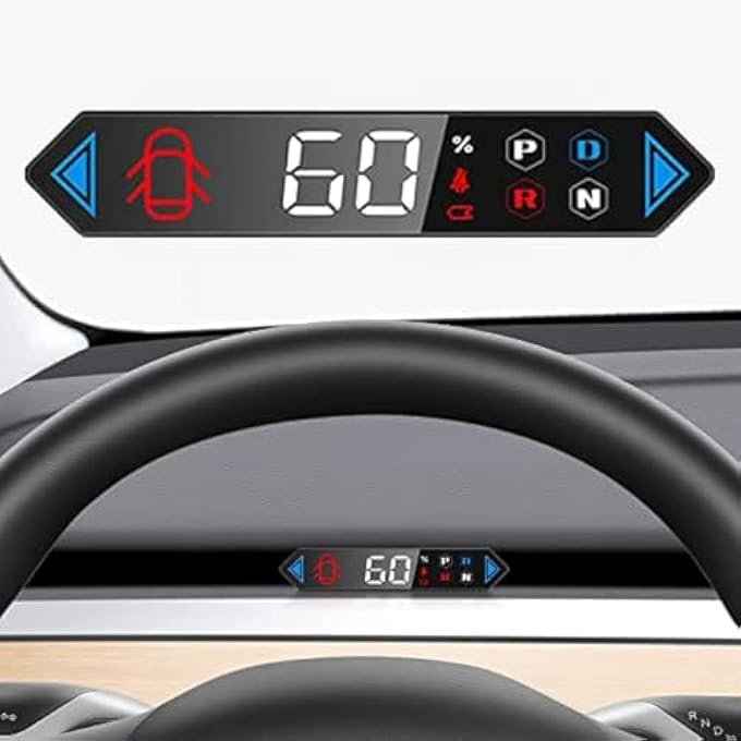 Tesla Hud Mini Heads Up Display Dashboard Hidden…
