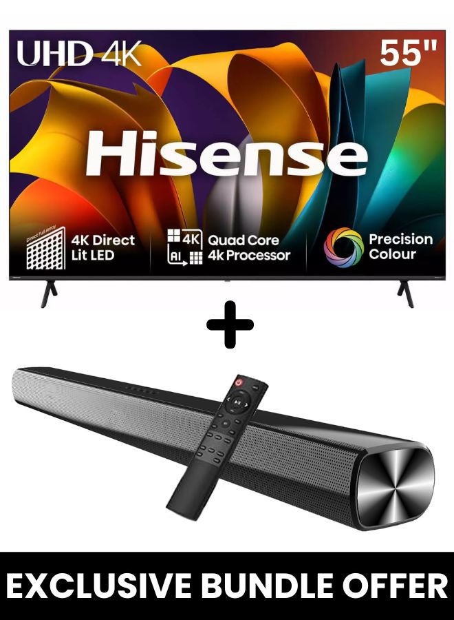 55-Inch A62NS 4K UHD LED Smart TV +…
