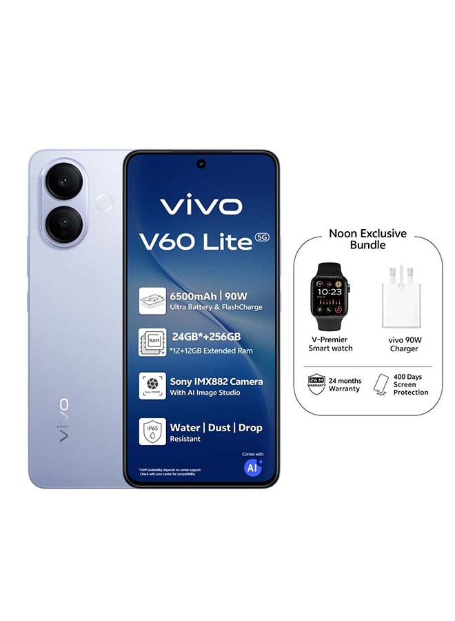 V60 Lite AI 5G Dual SIM Titanium Blue…