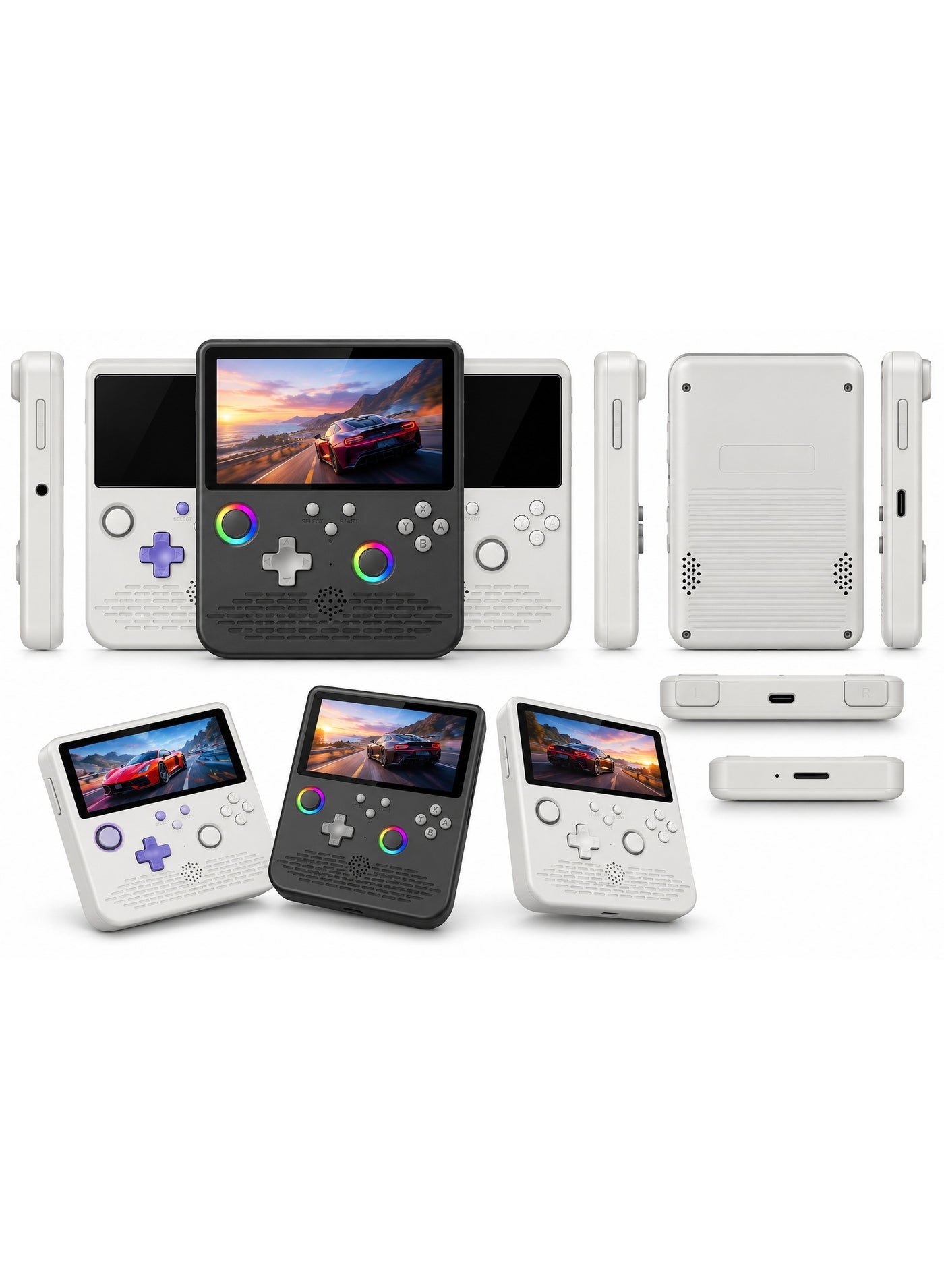H5 5-Inch Retro Handheld Game Console with Dual…
