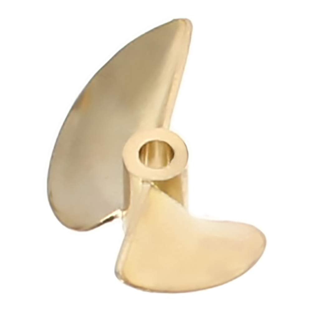 Compare Fielect 2 Blades CCW Propeller for Ship Model Rc Boat Propeller Model Golden Brass Paddle 32mm Diameter 1.4 Pitch 3.18mm Hole Dia at KSA Price